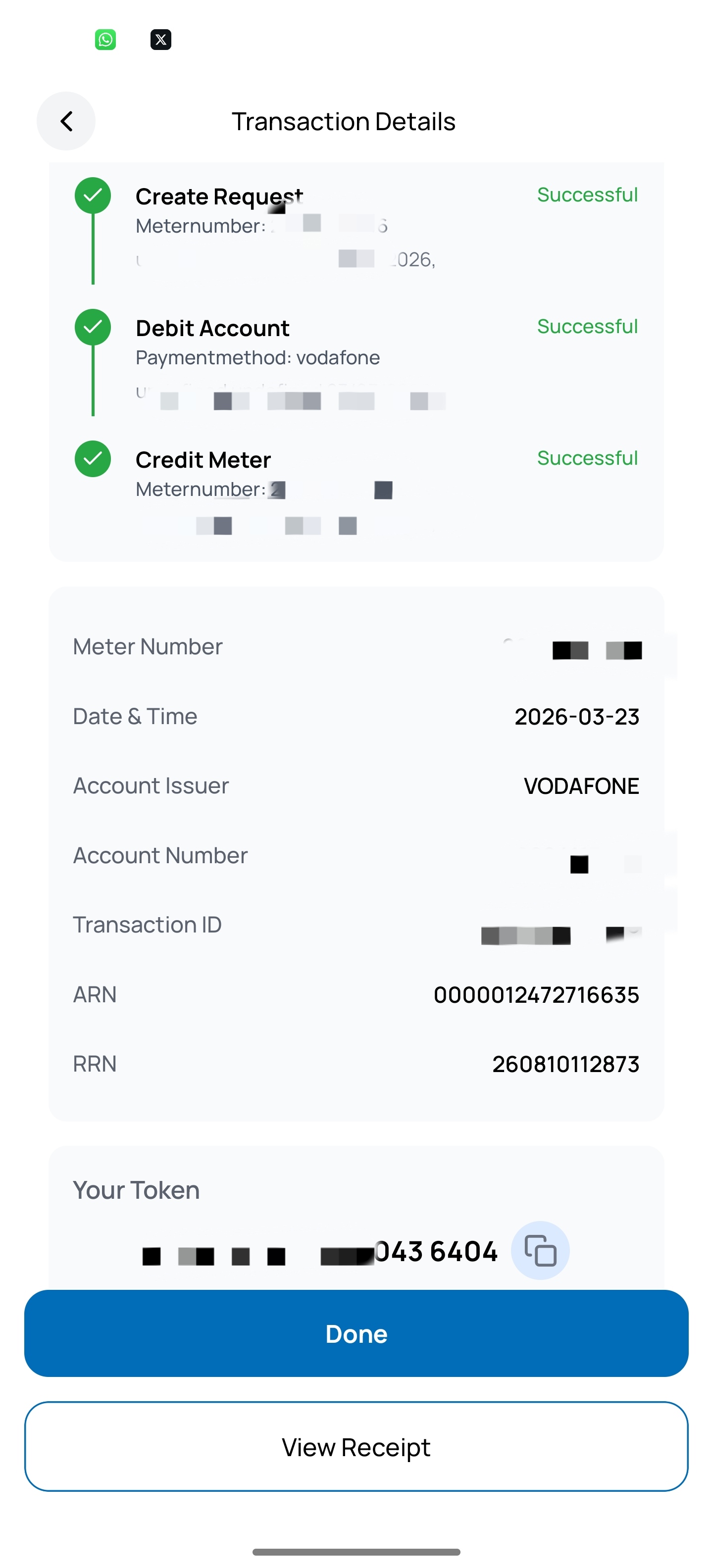 NEDCo Utility API Integration Screenshot 2